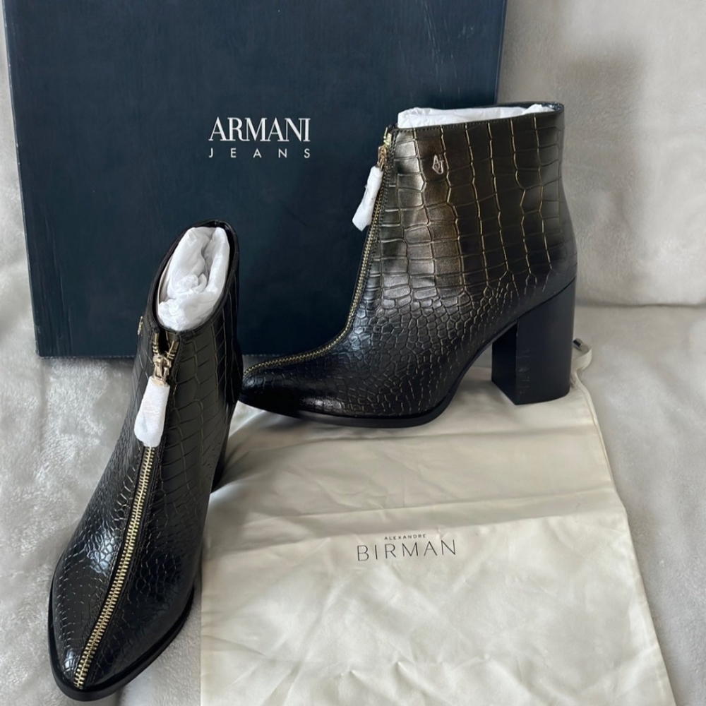 Armani jeans ankle boots